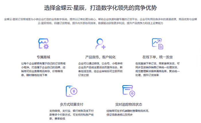 金蝶云星辰打造数字化领先竞争优势